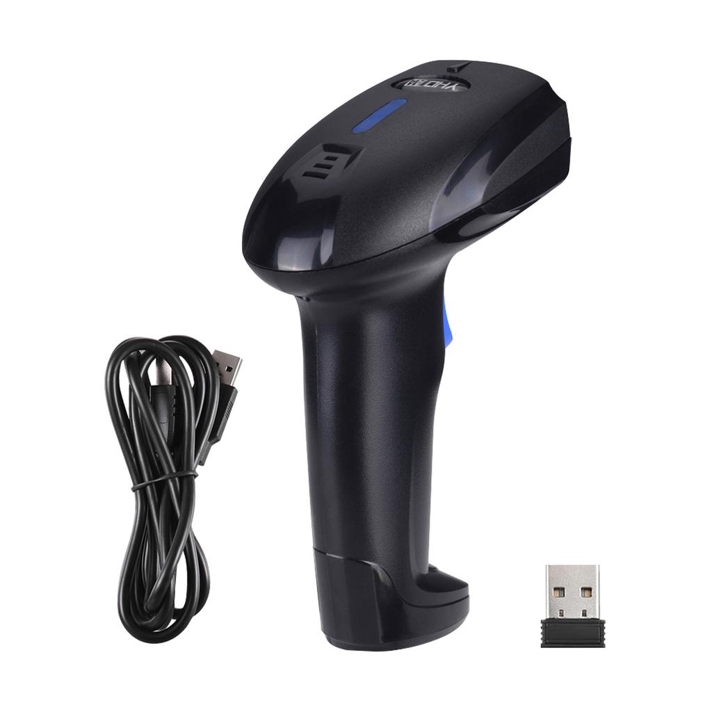 Aibecy 2in1 2.4G Беспроводной сканер штрих-кодов и проводной USB-сканер штрих-кодов Автоматический портативный 1D-бар