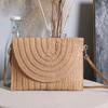 Summer Braided Straw Bag For Women Handmade Envelope Bag Bohemia Style Beach Bag Vacation Shoulder Crossbody Bag