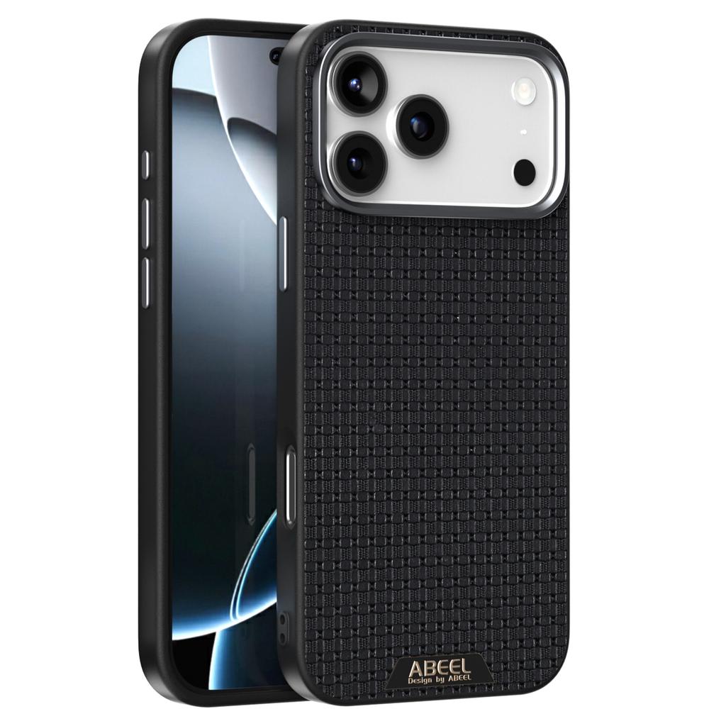 Чехол ABEEL для iPhone 17 Pro Max, совместимый с MagSafe, с текстурированной микро-тиснёной задней крышкой