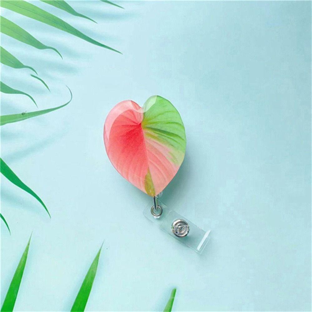 Inspirational Retractable Badge Holder Name Tag Easy Pull Buckle  Nurse Doctor Gift