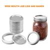 Split-type Tinplate Wide Mouth Bottles Lid Mason Jar Lid Storage Bands Jar Caps Canning Lids
