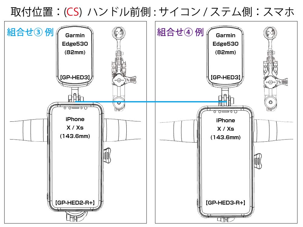 REC Mount+ / REC Mount Plus Triple Adapter Set, Mo