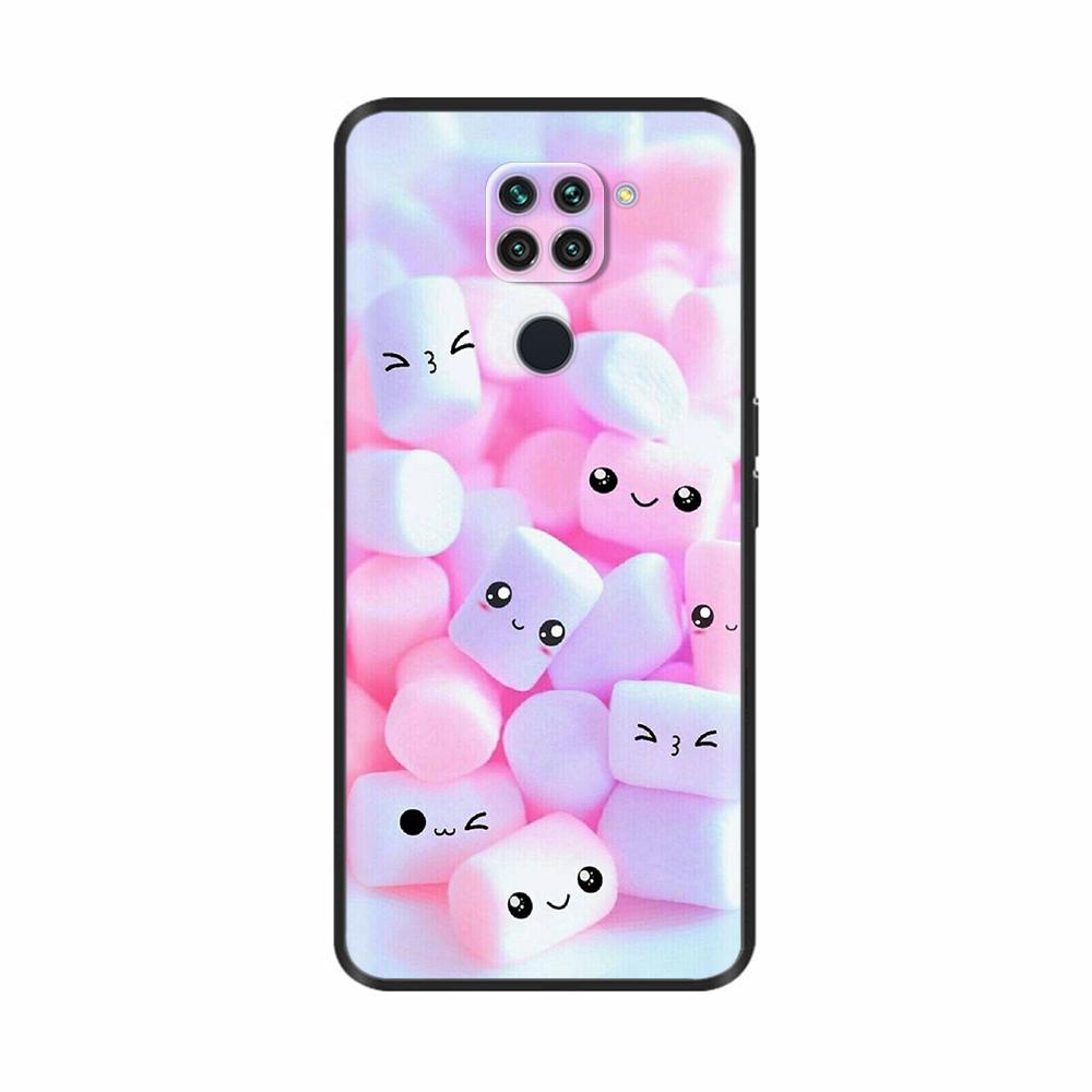 Чехол Для Xiaomi Redmi Note 9 Чехол Мягкая Черная Силиконовая Задняя Крышка Для Redmi Note9 Чехол Redmi Note 9 Чехол Funda Coque Бампер Оболочка