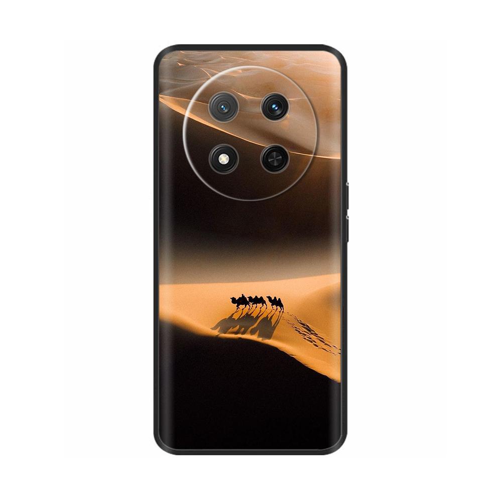 Чехол для Honor X9C Magic 7 Lite Мультяшный Мягкий Жидкий Силикон Чехол для Телефона Для Honor Magic7 Lite HonorX9C Защитная Задняя Крышка