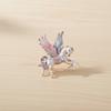 Chinese Style Zodiac Horse Badge Pin Zinc Zinc Alloy Vintage Horse Brooch  Year of The Horse