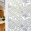 Window Privacy Film Glass Window Film Removable Vinyl Door Window Coverings UV Blocking Self Non Adhesive Sticker for Home Decor