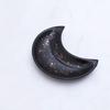 Ceramic Moon Shape Jewelry Dish Minimalist Key Storage Holder  Desktop Ornaments