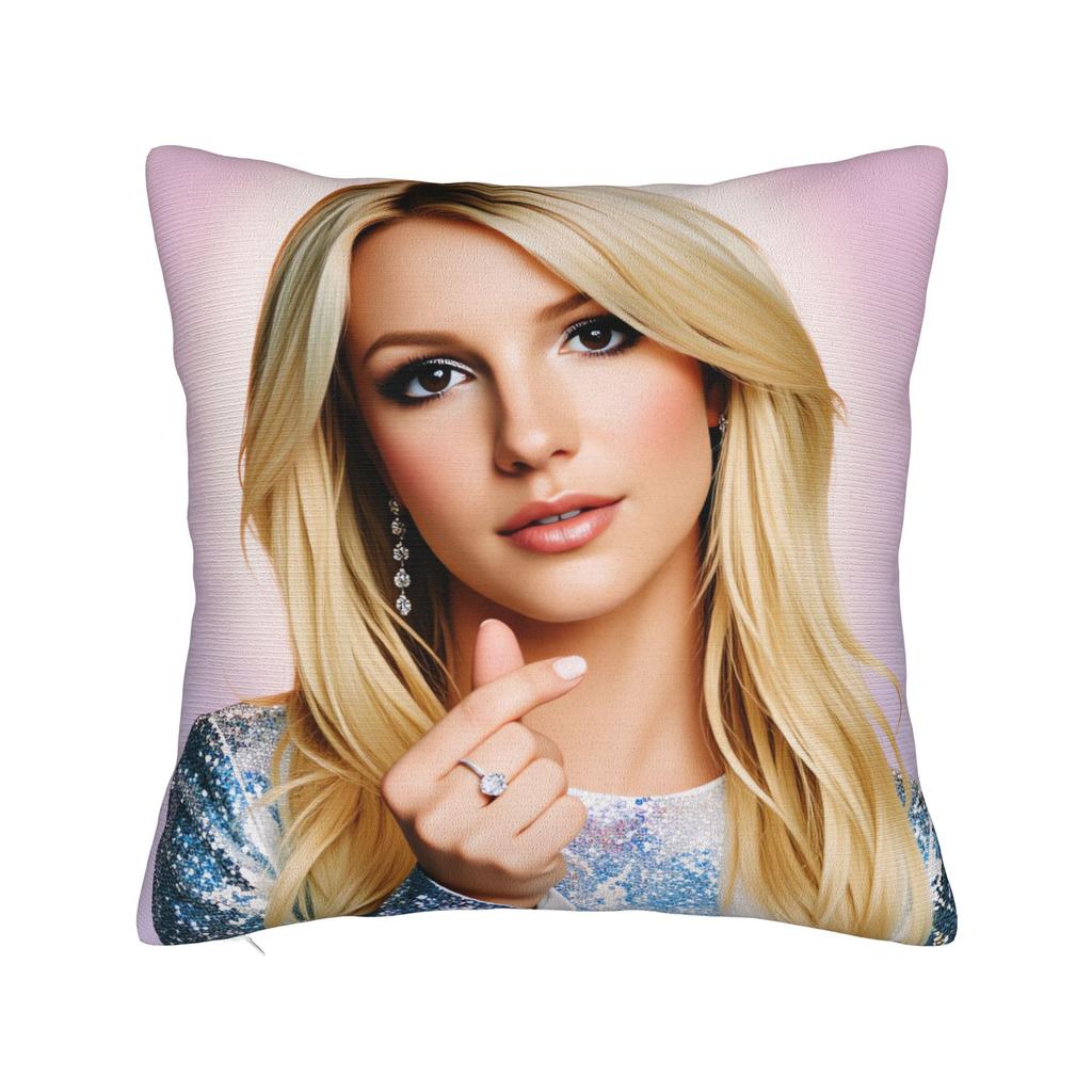 Pillow Cover Singer B-Britneyy S-Pearss Cute Funny Pillow Case For Sofa Home Decoration Pillowcases