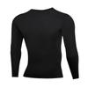 Мужская спортивная облегающая футболка с длинным рукавом PRO - Быстросохнущая и влагоотводящая фитнес-топ