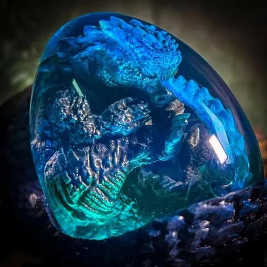 Ночной светильник в виде яйца динозавра ручной работы в виде дракона, инкубационный светильник в виде яйца динозавра для детей