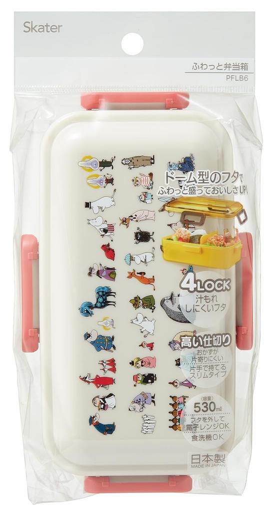Skater Мягкий ланч, сделано в коробке к 80-летию Муми-троллей, 530 мл, Япония, Издание, PFLB6-A