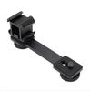 2024 Three-headed Hot Boot Bracket 3 In 1 Triple Hot Shoe Mount Adapter Extension Bracket Holder Microphone Stand