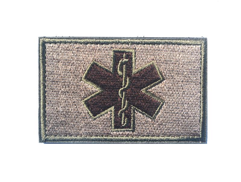 USA Star of Life EMT Paramedic Rescue Embroidered Velcro Arm Patch