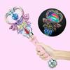 Children's Rotating Sound and Light Dream Queen Scepter Magic Wand Gift Box Light Play House Gift Girl Toy