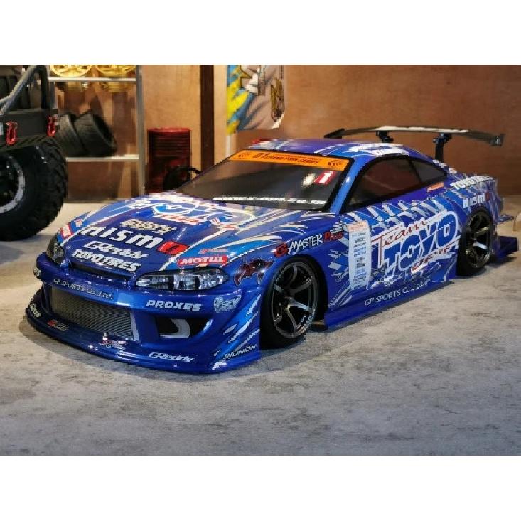 TY15 Silvs S15 GP в сборе 1/10 1:10 Drift RC PC корпус корпус краски шириной 195 с абажуром Drift Body RC hsp hpi trax Tamiya