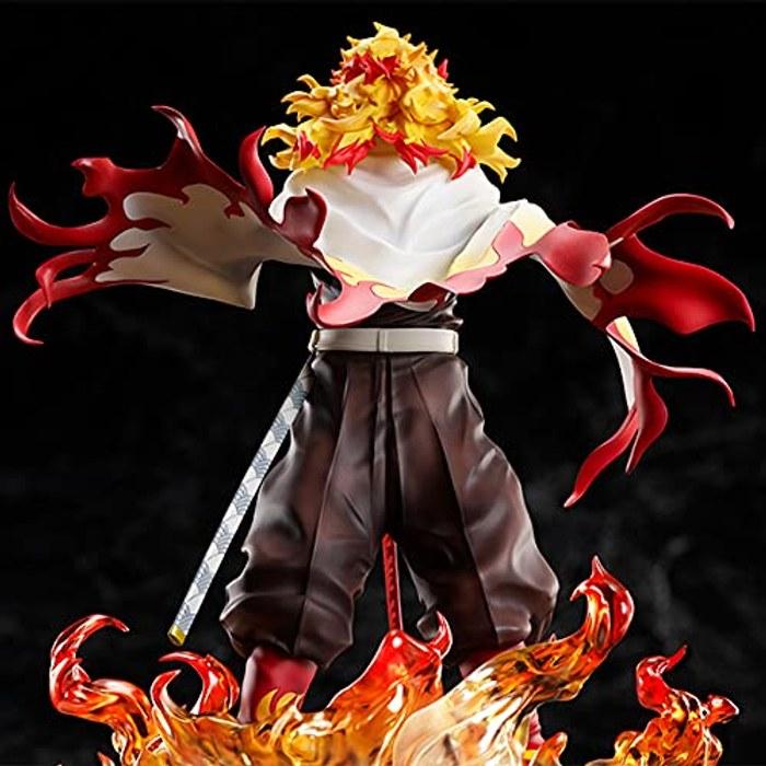 ANIPLEX Прыжок Убийца Демонов: Клинок, рассекающий демонов: Фильм: Фигурка Ренгоку Кёджуро из Поезда Бесконечности в масштабе 1/8 (Белый/Красный/Желтый/Коричневый/Тон кожи)