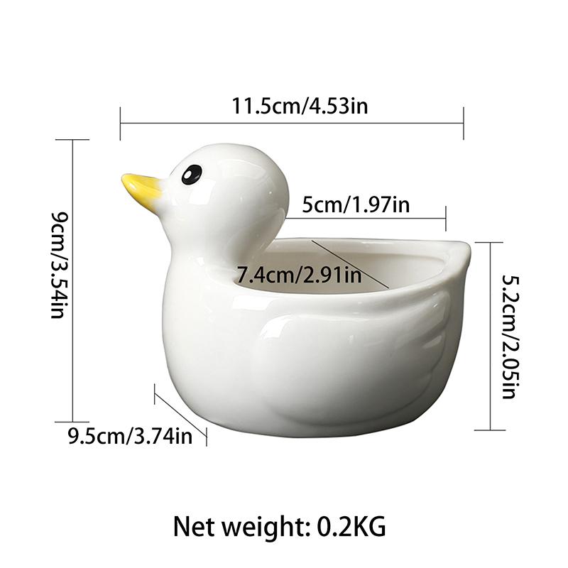 Милая утка цветочный горшок сочный горшок керамический горшок домашний декор настольные украшения бонсай горшок украшение сада