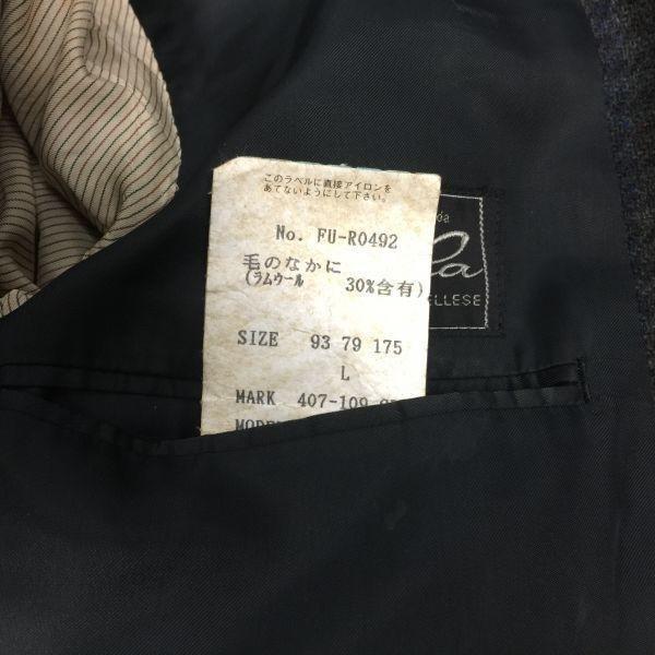 Paul Smith Мужской пиджак блейзер L Темно-зеленый Коричневый Шерсть(ИСПОЛЬЗОВАЛ)