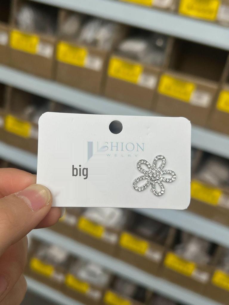 Элегантные простые цветочные серьги 2024 года - легкая роскошная мода