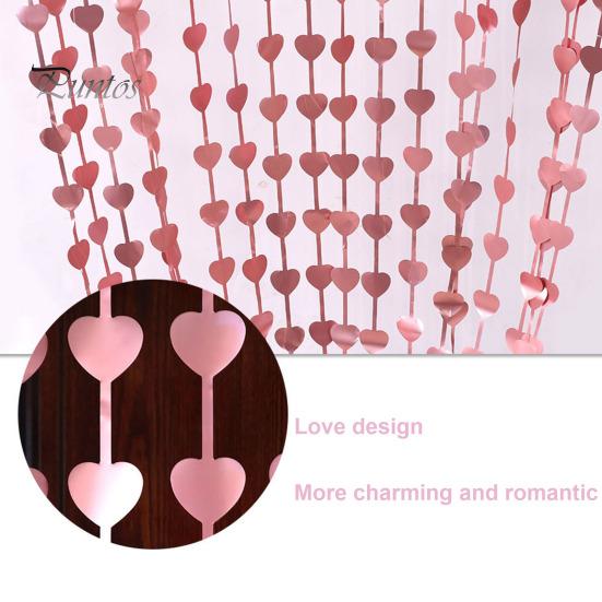 2 шт., занавески с мишурой в форме сердца, растяжки, реквизит для фотосессии, фон с мишурой, романтический День святого Валентина, помолвка, украшение для свадебной вечеринки