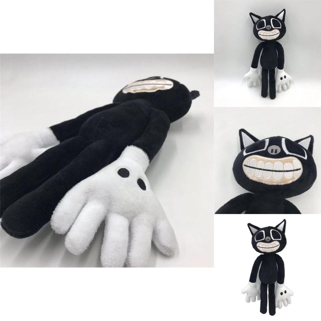 Серия Siren Head Плюшевая игрушка Черный кот Мягкая набивная кукла Идеально подходит для поклонников ужасов