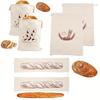 Linen Bread Bag Reusable Baguette Cotton Drawstring Storage Bag Loaf Homemade Bread Fresh Eco Friendly Keeping for Baguette