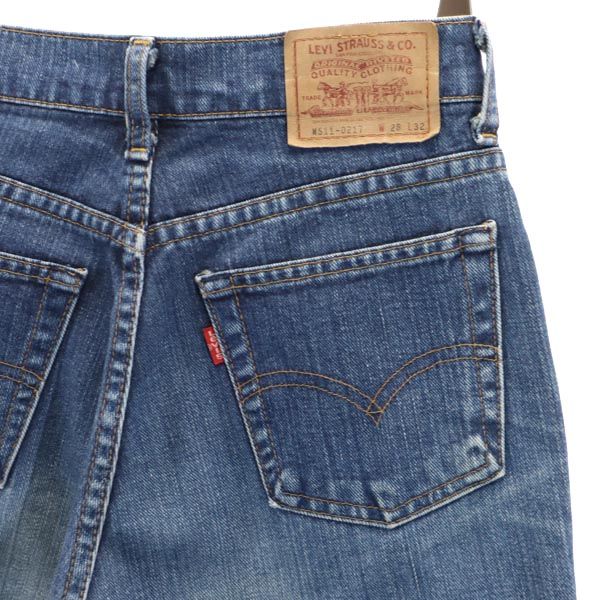 Levi's 90-е 511-0217 Сделано в Японии Прямые джинсовые брюки w28 джинсы Женские Б/у
