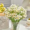 6 шт. Ромашки Искусственные Цветы Маленькая Маргаритка Стол Шелковый Цветок Букет Фотография Реквизит DIY Вечеринка Дом Гостиная Украшение