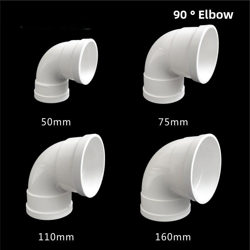 50/75mm T/Y Duct Connector Quick Ventilation Tube Joint Coupler 3 Ways Splitter Pvc Extractor Fittings