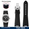 Для Tissot 1853 Серия PRX T137.410A T137407A Кожаный Ремешок для Часов T137 Аксессуары Водонепроницаемый Мужской Интерфейс 12 мм Для Мужчин