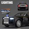 1/24 Rolls Royce Phantom Mansory Alloy Car Diecasts & Toy Vehicles Car Model Sound and Light Pull Back Car Toys for Kids Gifts