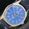 VINTAGE HMT JUBILEE HAND-WINDING INDIAN MENS BLUE COLOR DIAL WATCH A700123-5 R201-a700123