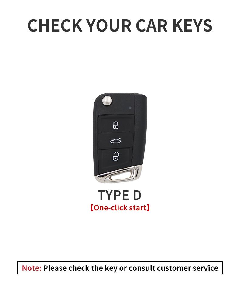 Compatible Key Case for Volkswagen Lavida, Tharu, Tiguan L, T-Cross, Bora, Tayron (25 Models)
