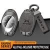 Zinc Alloy Leather Car Remote Key Cover Xpeng P7 P7I P5 G3 G3I G9 G6 Key Fob Car Key Case Protective Cover Auto Accessories
