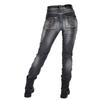 VOLERO+Motorcycle Wash Jeans Women's Vintage Motorcycle Casual Riding Pants+Kevlar Anti Wear And Anti Drop