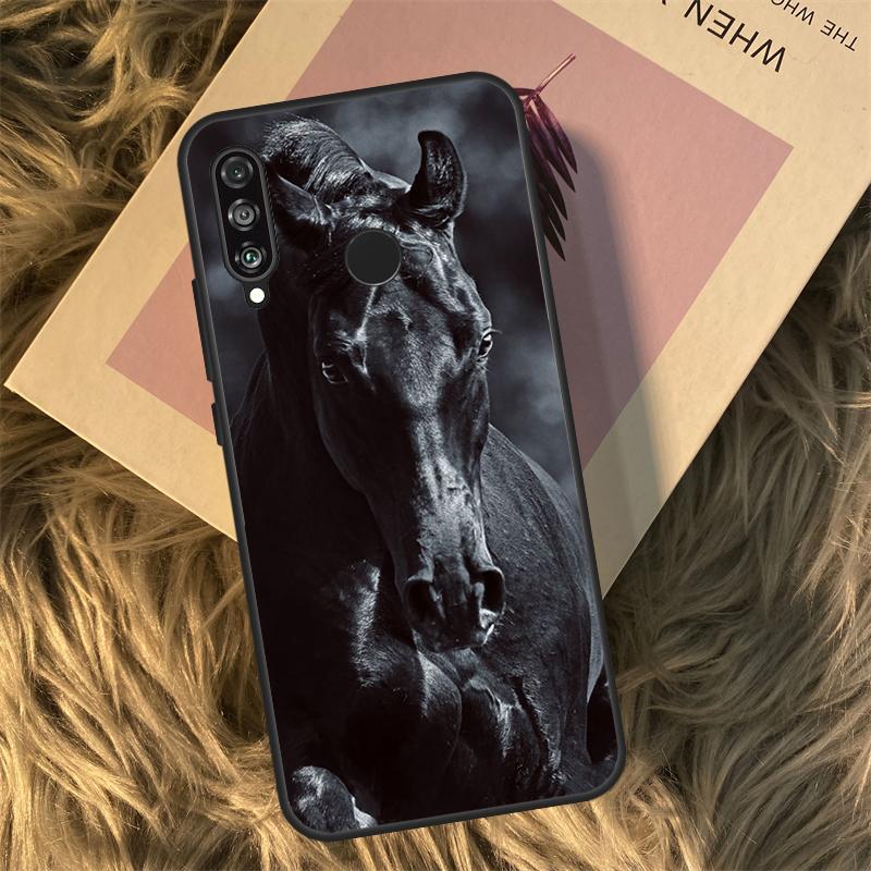 Чехол Animal Steed Horse для Huawei Nova 11i 12i 3i 7i 8i 9 10 SE Y60 Y61 Y70 Y72 Y73 Y90 Y91 P20 P30 P40 Lite