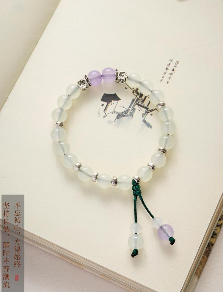 10 мм керамические украшения конфетного цвета полный браслет из бусин эластичный браслет в старинном стиле