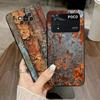Ретро Ржавчина Чехол для телефона Funda для Xiaomi Poco F8 F1 C50 M3 M4 M7 Pro X3 X4 X5 X7 Pro C75 C61 F3 C71 M5
