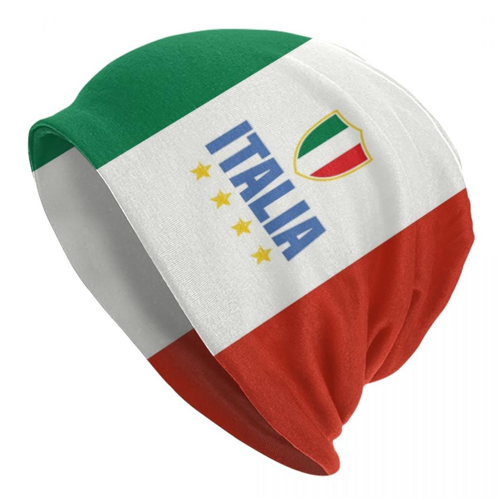 Шапка-бини с итальянским флагом, унисекс, зимняя теплая шапка, женская вязаная шапка, уличная шапка Italia Proud Skullies, шапки