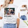 Модная футболка с принтом OBX Outer Banks Футболка Pogue Life Джон Б Рай на Земле Северная Каролина Графическая хлопковая футболка Топы