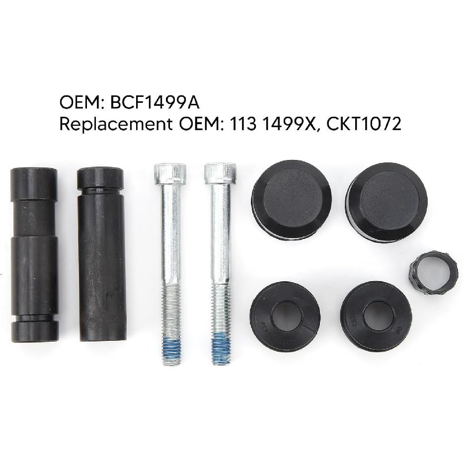 Front Brake Caliper Slider Pin Kit BCF1499A 113 1499X CKT1072 Brake Caliper Slider Pin Set Replacement for Benz Sprinter (906) NCV3 2006 to 2018