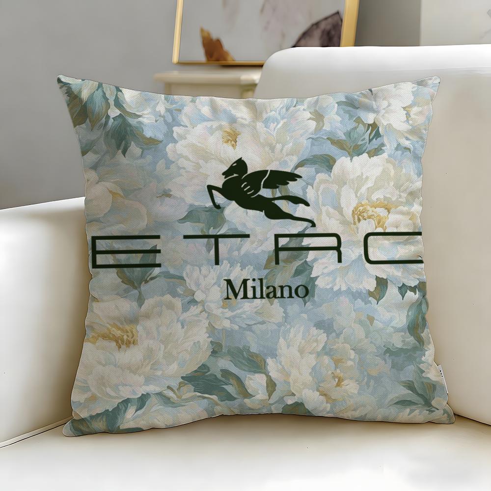 Классический модный бренд Etro Наволочка-подушка Мягкая и легко стирающаяся – Универсальная для дивана, кровати, путешествий и офиса