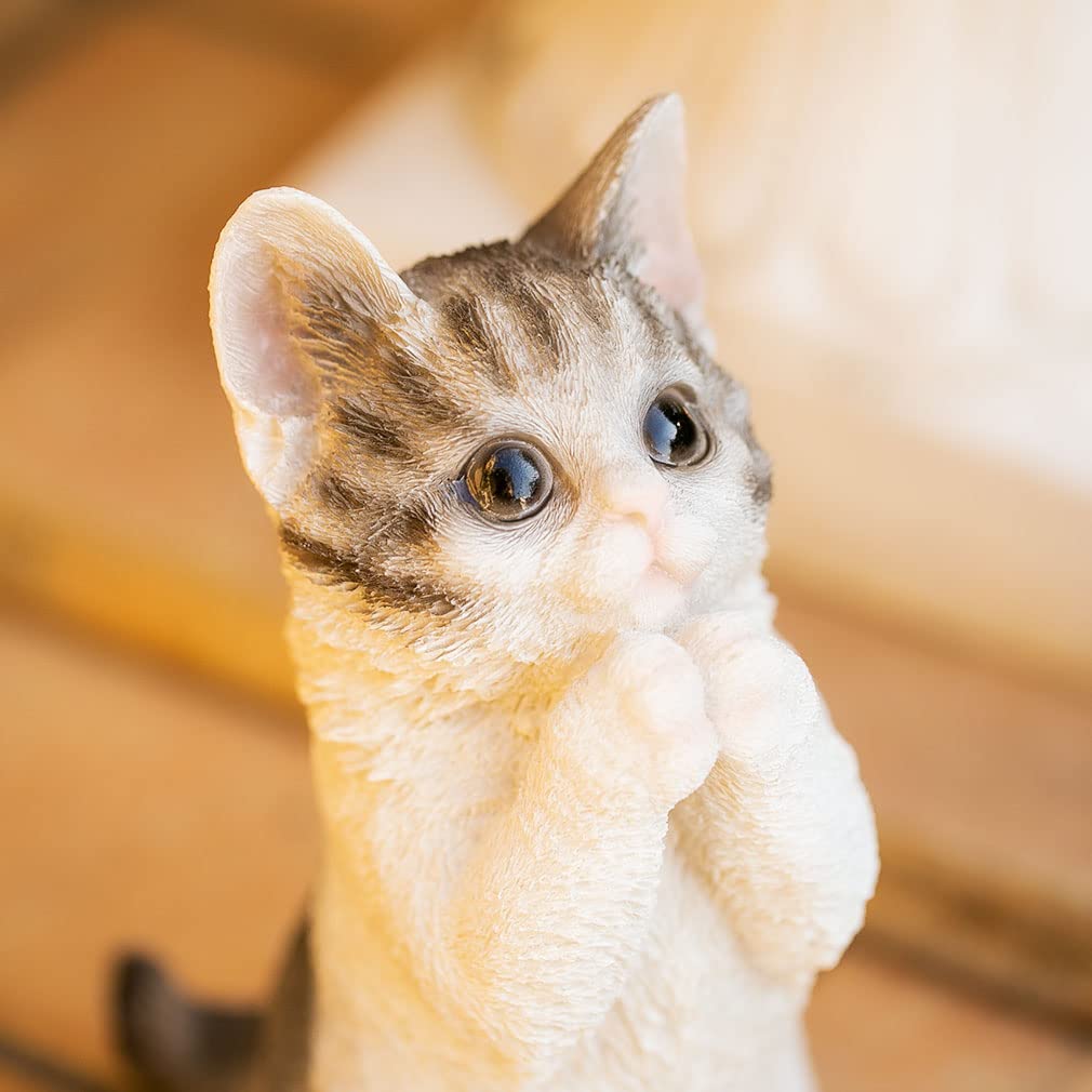 Devalier Cat Interior Garden Perfect Gift for Cat Birthday Made of Resin cn76 Figurine, Ornament, Lovers, Gift, Women, (Onegai Mabatora)