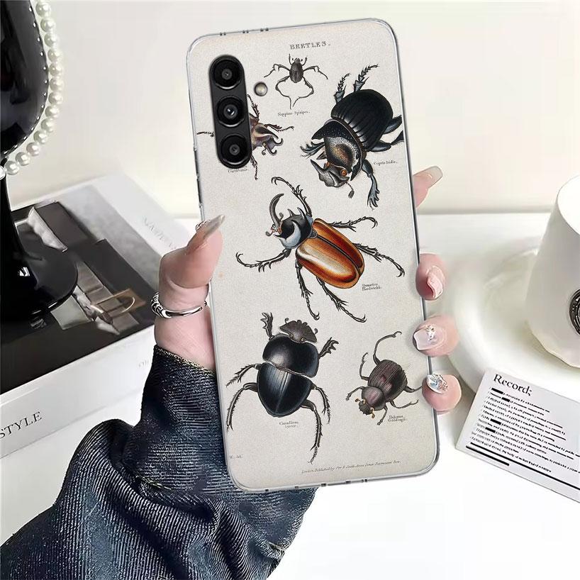 Научный чехол для телефона «Насекомые и пчелы» для Samsung Galaxy A13 A14 A15 A16 A17 A53 A54 A55 A56 A57 A33 A34 A35 A36 A37 A23