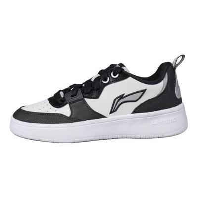 Li Ning синтетическая кожа удобные модные нескользящие легкие низкие кроссовки для скейтбординга женские кроссовки белые черные AGCU544-3