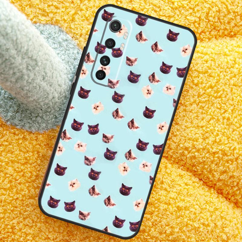 Милый Коллаж Мультяшных Кошек Чехол Для Xiaomi 15 14 Ultra 13T 14T 15T 17 Pro Max Чехол Для POCO X7 F8 Pro X3 X5 X6 F5 F6 F7