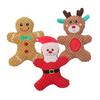 3Pcs Dog Squeaky Toy Plush Chew Furniture Protector and Play Christmas Toys Puppy