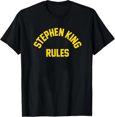 Футболка Stephen King Rules Сияние Книги Фильмы Отряд Монстров DVD Blu Ray Футболка