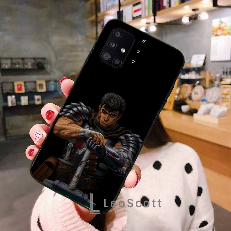 Чехол для телефона «Берсерк» для Samsung A32 A51 A52 A71 A50 A12 A21S S10 S20 S21 Plus Fe Ultra