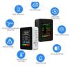 Multifunctional 5in1 CO2 Meter Digital Temperature Humidity Tester Carbon Dioxide TVOC HCHO Detector